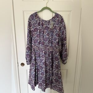 Floral Long Sleeve Dress